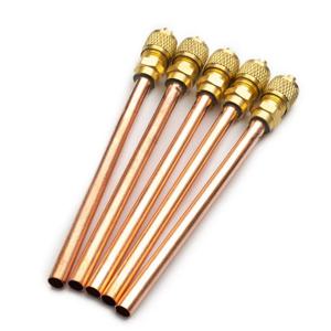 5 개/대 정원 에어컨 냉동 125mm 액세서리 밸브 구리 튜브 충전 부품 3.4 Mpa 홈 DIY 전동 공구