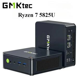 GMKtec M5 Plus Ryzen 7 5825U 미니 PC Windows 11 Pro DDR4 16GB/32GB 512GB Nvme SSD WIFI6 BT5.2 데스크탑 미니 PC 게이머 컴퓨터