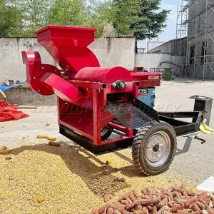 디젤 옥수수 탈곡기, 트레일러로 탈착식, 15HP, 농장용, 고마력 가정용, 습식 및 건식 가죽