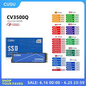 CUSU 솔리드 스테이트 드라이브 SSD NVME M2 2280 내장 하드 디스크, 노트북 데스크탑용 HDD, M.2 SSD, 256GB, 512GB, 1TB, 2TB, PCIe3x4