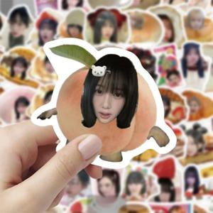 60pcs KPOP 한국 소녀 그룹 음식 아바타 스티커 장식 방수 스티커 KARINA GISELLE WINTER NINGNING 팬 컬렉션