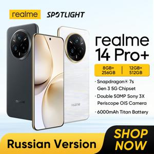 [월드 프리미어] realme 14 Pro Plus 스마트폰 스냅드래곤 ® 7s 3세대 5G 6000mAh 50MP 소니 3X 잠망경 6.83인치 120Hz 곡선 디스플레이