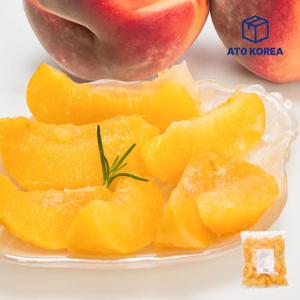 당도높은 무첨가 냉동 복숭아 1kg (다이스, 슬라이스)