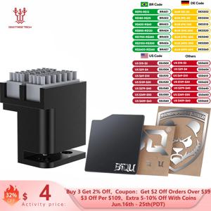 BIGTREETECH 팬더 브러시 PX 팬더 퍼지 쉴드 노즐 와이퍼 프린트 헤드 클리너 BambuLab P1 X1 용 실리콘 브러시 장착 스크러버