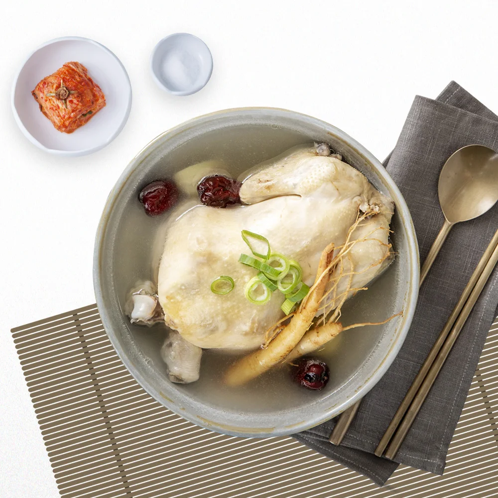 4팩 x 고려삼계탕 800g 실온보관 국내산 영계