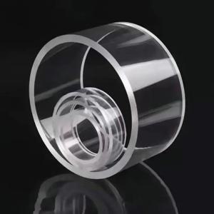 Naxilai 1/2pcs 70mm 긴 투명 플라스틱 PC 튜브 아크릴 파이프 폴리 카보네이트 라운드 125mm OD.Tube 5mm 벽 두께