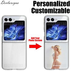 개인화 된 DIY 맞춤형 이름 사진 맞춤형 매트 라이트 슬림 클리어 소프트 전화 케이스 Motorola Razr 50 Ultra 40 2022 60 Cover