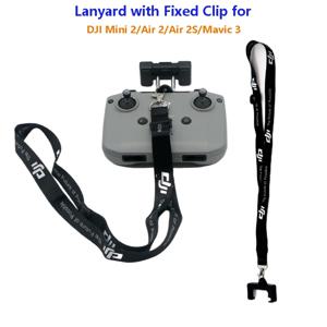 DJI Neo/Mini 2 3 4 Pro/Air 2S/Mavic 3 DJI RC 2 N2 N3 드론 액세서리용 고정 클립 후크가 있는 조종기 끈 넥스트랩