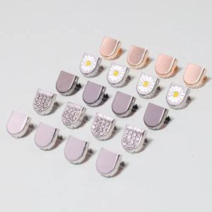 4/16Pcs 탄성 끈 운동화 다이아몬드 잠금 넥타이없이 신발 끈 어린이 성인 넥타이 신발 끈 고무 밴드 신발 끈 잠금 장치