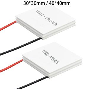 30*30/40*40mm DC12V TEC2-19003/19004/19006/19008 더블 레이어 펠티어 히트 싱크 쿨러 칩 반도체 냉각 플레이트 모듈