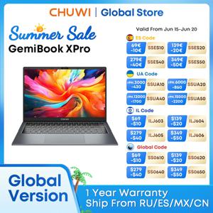 CHUWI GemiBook XPro 노트북 인텔 N100 그래픽 600 GPU 14.1 인치 스크린 8GB RAM 256GB SSD 쿨링 팬 포함 윈도우 11 노트북