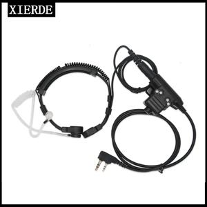 U94 PTT + 7.1mm 전술 텔레스코픽 목구멍 제어 워키 토키 헤드셋 Baofeng UV5R 888S BF-1702 UV-K5 UV-K6