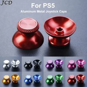 JCD 1 쌍 알루미늄 금속 아날로그 조이스틱 엄지 스틱 그립 캡 PS5 컨트롤러 게임 패드 로커 캡 썸 스틱 액세서리