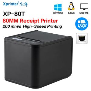 영수증 프린터 80mm 핸드 프린터 80T USB/USB+Lan 포트 프린터(자동 커터 포함) POS 프린터 주방 프린터