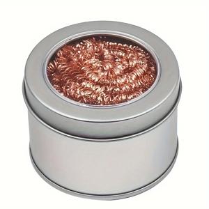 1PC 청소 공 디 솔더링 납땜 인두 메쉬 필터 청소 노즐 팁 구리 와이어 클리너 볼 금속 Dross Box Clean Ball