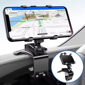 차량용 휴대폰 홀더 범용 대시보드 차량용 스마트폰 스탠드 360 °   iPhone Samsung Xiaomi용 회전 휴대용 GPS 지원 브래킷