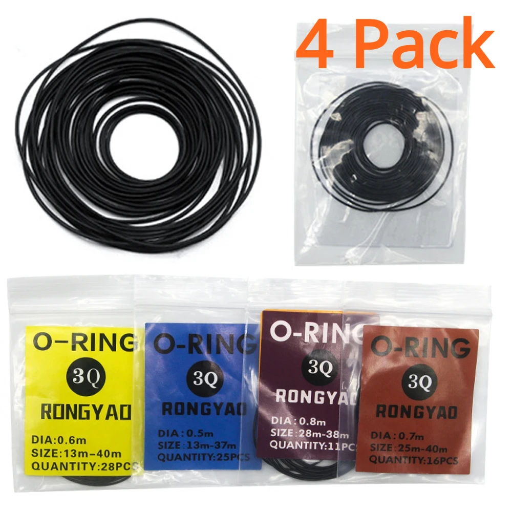 시계 가스켓 0.5mm/0.6mm/0.7mm/0.8mm O-링 방수 고무 가스켓 시계 뒷면 커버 케이스 시계 제조 업체 수리 도구 액세서리