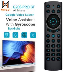 안드로이드 Tv 박스용 교체 음성 원격 제어 백라이트 에어 마우스 G20S Pro BT 2.4G 무선 블루투스 마이크 자이로스코프