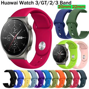 화웨이 시계 GT3 GT 3 4 5 42 46mm 스포츠 팔찌 GT 2 GT2 Pro 교체 팔찌 시계 밴드 용 20mm 22mm 실리콘 Gt2 스트랩