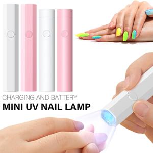 LULAA 휴대용 미니 네일 건조기 램프 모든 네일 젤을 치료하기위한 UV LED 네일 라이트 USB 충전식 네일 아트 도구 홈 여행 사용