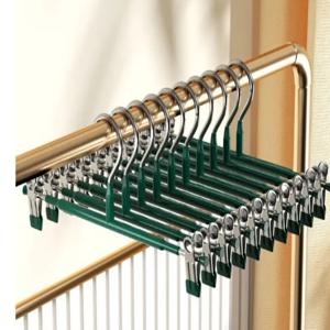 5 Pcs 랙 클립 스테인레스 스틸 바지 옷장 클립 Anti-slip Clothespin 바지 클램프 옷 걸이 스커트