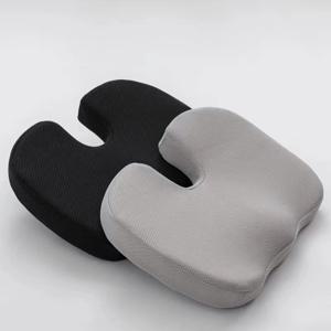좌석 쿠션 사무실 의자 쿠션 Coccyx 정형 메모리 폼 U 시트 마사지 의자 쿠션 패드 자동차 마사지 쿠션