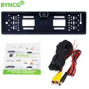 유럽 자동차 번호판 프레임, 자동 역방향 백업 후면보기 카메라, 4LED 또는 8LED 범용 CCD 야간 투시경, 신상