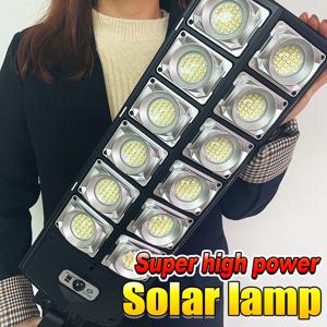 250W 태양광 조명 야외 방수 8000LM LED 홍수 조명 모션 센서 원격 3 모드 가로등 마당 정원 경로