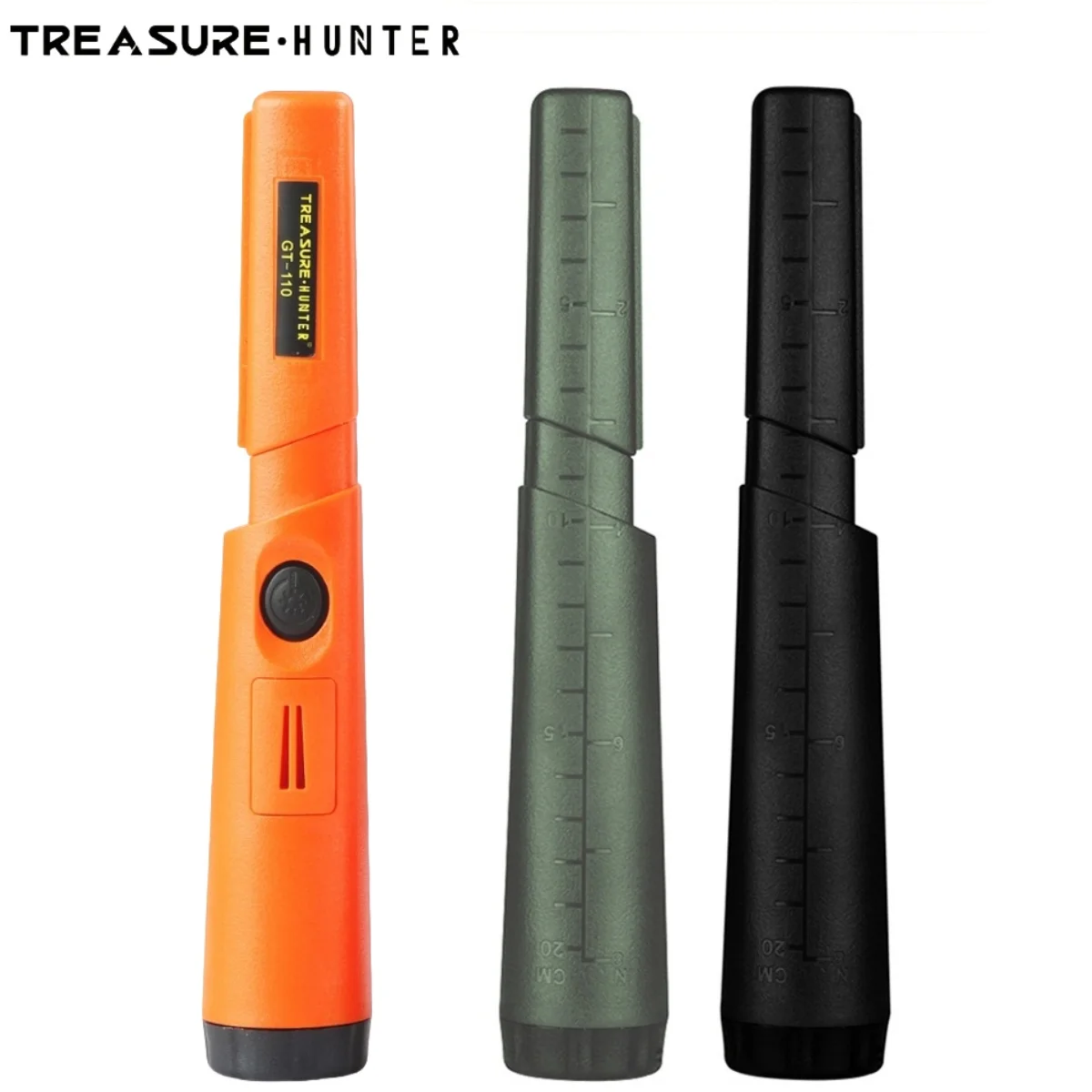 보물 사냥꾼 GT110 휴대용 금속 탐지기 Pinpointer 프로브 Anti-scratch Pinpointing 방수 360도 스캔