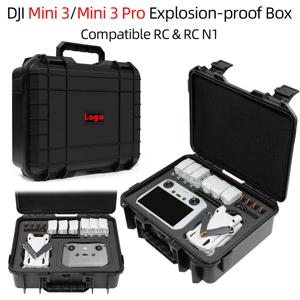 DJI 미니 3 케이스 방폭 케이스 미니 3 프로 가방 휴대용 방수 상자 하드 쉘 대용량 액세서리 케이스