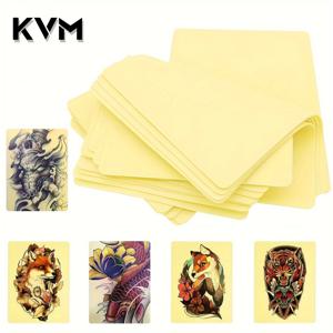 KVM 1/3/5Pcs A4 크기 문신 연습 피부 양면 빈 실리콘 연습 피부 큰 크기 문신 연습 가짜 피부 시트