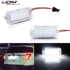IJDM OEM-Fit 3W 6000K 크세논 화이트 풀 LED 번호판 라이트 포드 익스플로러 탈출 퓨전 번호판 라이트, CAN 버스 12V