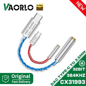 USB C타입-3.5mm 헤드셋 앰프, 하이파이 오디오 디코더, IEM AMP 휴대폰 어댑터, PK DA06, TC01 CX31993 DAC, 32 비트, 384kHz, 32Ω