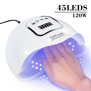 SUN X5 MAX 네일 건조 라이트 Whith Lntelligent 센서 LED 네일 건조기 리무버 젤 폴란드어 장비 도구
