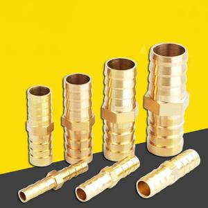 6/8/10/12mm 호스 구리 파고다 워터 튜브 피팅에 대 한 10pcs 황동 더블 파고다 공동 빠른 커넥터 정원 관개 어댑터