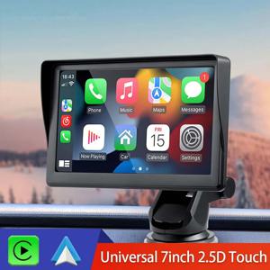 범용 7 인치 자동차 라디오 비디오 플레이어 무선 Apple CarPlay 안드로이드 자동차 터치 스크린 BMW Volkswagen KIA에 적합