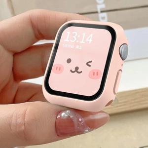 Apple Watch 케이스 용 실리콘 커버 10 42mm 46mm 44mm 40mm 45mm 41mm 액세서리 범퍼 쉘 보호대 iWatch 시리즈 SE 6 7 8 9