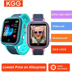 LT21 4G 스마트 워치 어린이 GPS 와이파이 영상 통화 SOS IP67 방수 어린이 스마트워치 카메라 모니터 추적기 위치 전화 시계