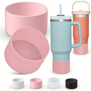 40 OZ Stanley Adventure Quencher Tumbler 30 0Z Stanley lceFlow 플립 밀짚 병에 적합한 실리콘 바닥 컵 홀더