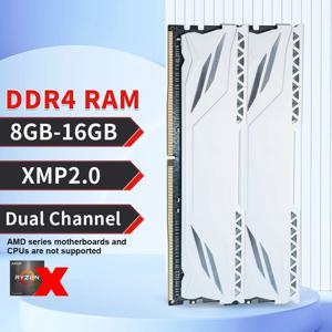 ENVINDA Memória RAM DDR4 16GB 8GB 3200MHz 데스크탑 컴퓨터 지원 없음 AMD 마더보드 UDIMM 냉각 조끼 메모리 Memoria