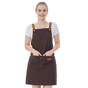 발수 주방 앞치마 남여 공용 포켓 작업 청소 레스토랑 웨이터 작업 앞치마 꽃집 버블티 숍 Pinafore