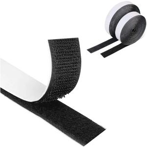 1/3/5M 강력한 자체 접착 패스너 테이프 후크 및 루프 매직 나일론 스티커 테이프 DIY 20MM 용 접착제 스트랩이있는 접착제