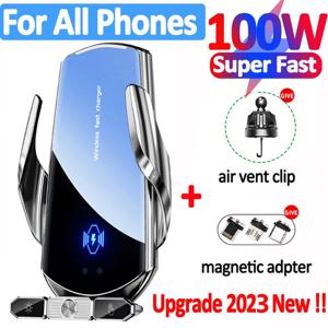 자동차 자기 휴대 전화 홀더 무선 충전기 자동차 GPS 지원 360 휴대 전화 스탠드 °   iPhone 14 Xiaomi용 회전식 마운트