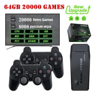 비디오 게임 콘솔 2.4G 무선 컨트롤러, 4K, 20000개 게임, PS1/GBA Boy용 레트로 게임, 크리스마스 선물