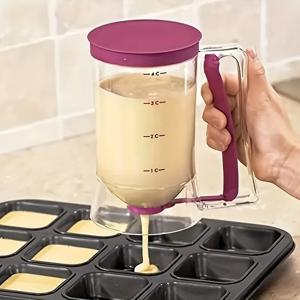 팬케이크 배터 디스펜서 배터 분리기 Bakeware 팬케이크 용 주방 도구 컵케익 와플 머핀 믹스 크레페 케이크 베이킹 용품