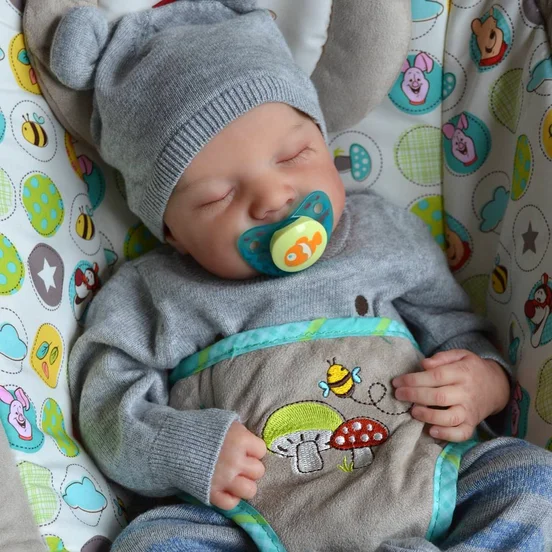 20 인치 Levi Reborn Baby 현실적인 비닐 바디 살아있는 LoL Bebe 신생아 완성 헤어 페인트 인형 어린이 소녀 선물 인형 4.7