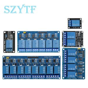 Arduino용 옵토커플러 KY-019 1/2/4/6/8 웨이가 있는 5V 1 2 4 6 8 채널 릴레이 모듈