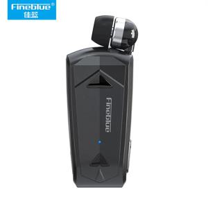 Fineblue F520 블루투스 이어폰, 무선 헤드셋, 로터스 원 이어, 개폐식 오큘러, 핸즈프리 헤드폰, 라발리에 클립