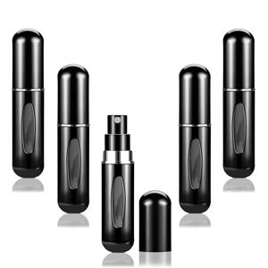 3PCS 5ml 휴대용 미니 리필 형 향수 병 스프레이 향기 펌프 여행을위한 빈 화장품 용기 분무기 병