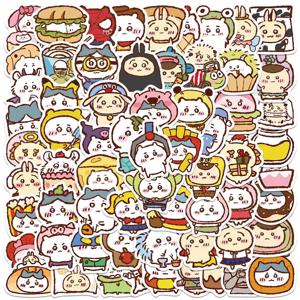 65PCS Chiikawa 스티커 사랑스러운 애니메이션 귀여운 애완 동물 프로필 그림 스티커 장난감 만화 방수 DIY 전화 케이스 워터 컵